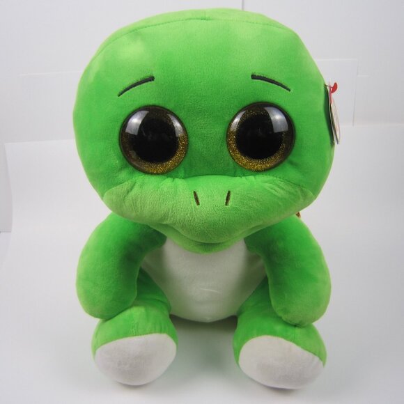 TY Beanie Boos - TURBO the Green Turtle - LARGE 16.5" - Used - Picture 1 of 12